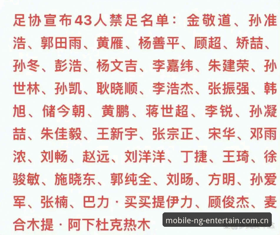 第三批禁足名单17人终身、48人禁业五年，NG娱乐平台用户怎样快速核对处罚差异？